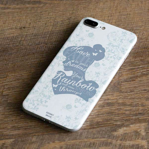 Disney Cinderella Faith In Your Dreams Silhouette iPhone 8 Plus Skin